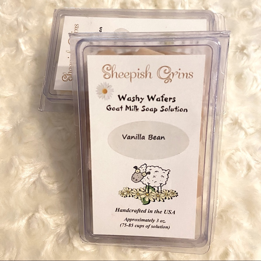 Washy Wafers Cloth Wipes Solution Lavender Vanilla